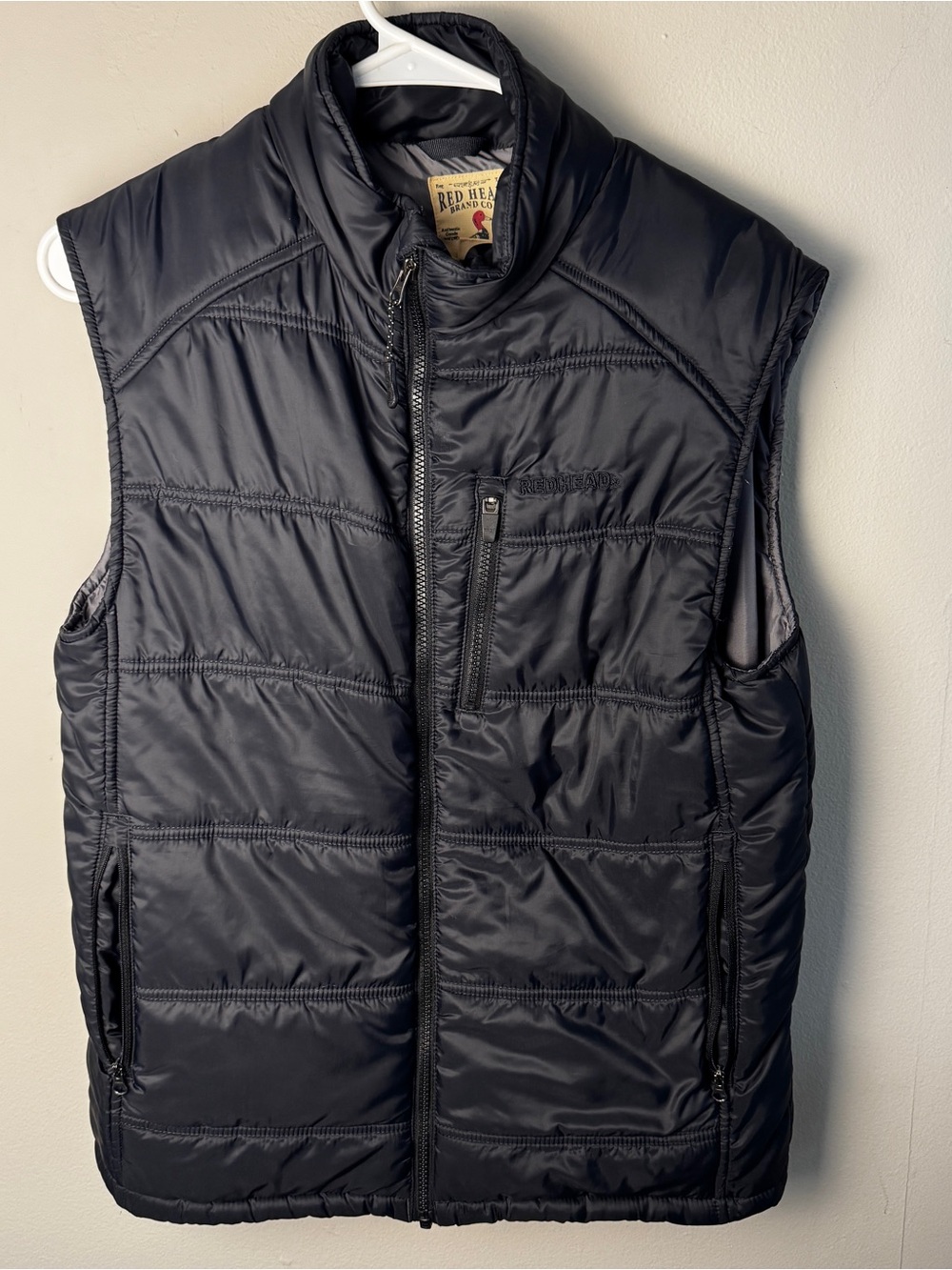 RedHead Black Quilted Insulated Vest - Men's Sleeveless Jacket